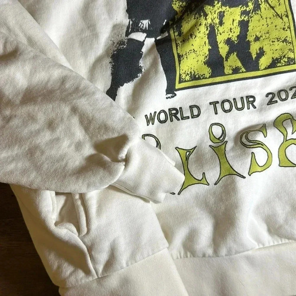 2022 Billie Eilish Happier Than Ever World Tour Hoodie Sweatshirt Small - Picture 6 of 11